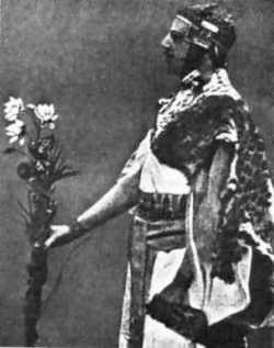 Photo: Probably the most used photo of Samuel Liddell MacGregor Mathers during an Egyptian Ritual