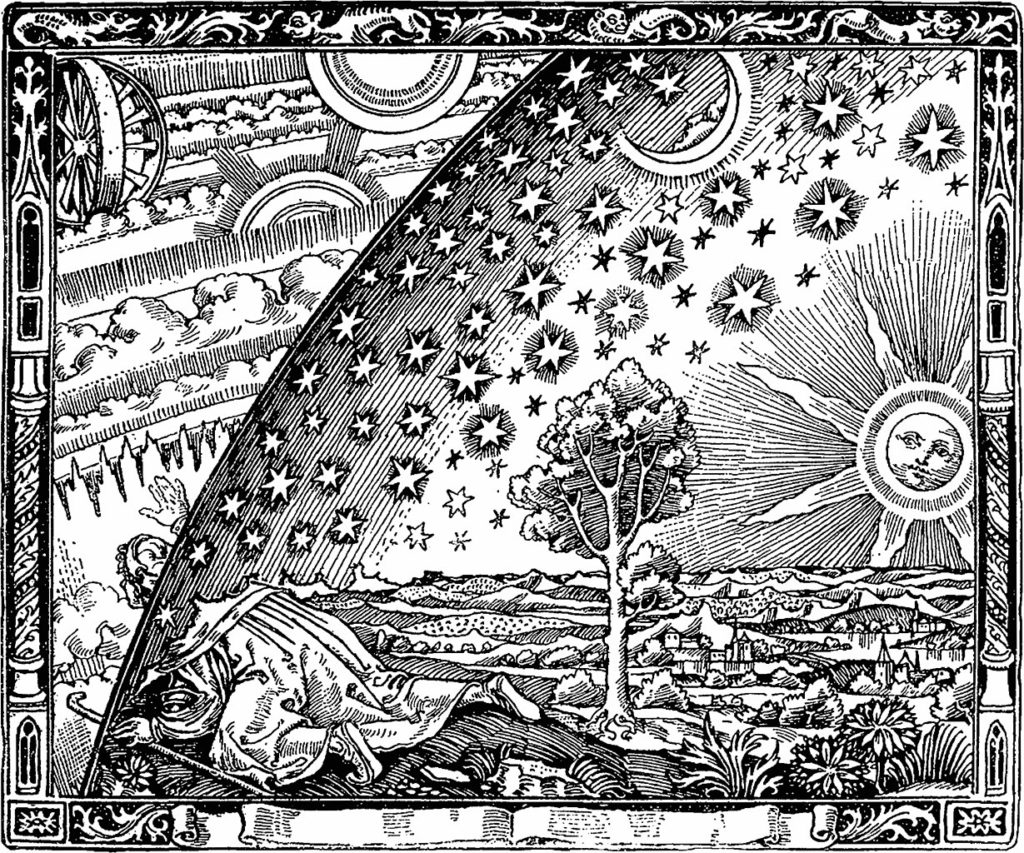 Camille Flammarion's engraving from 1888