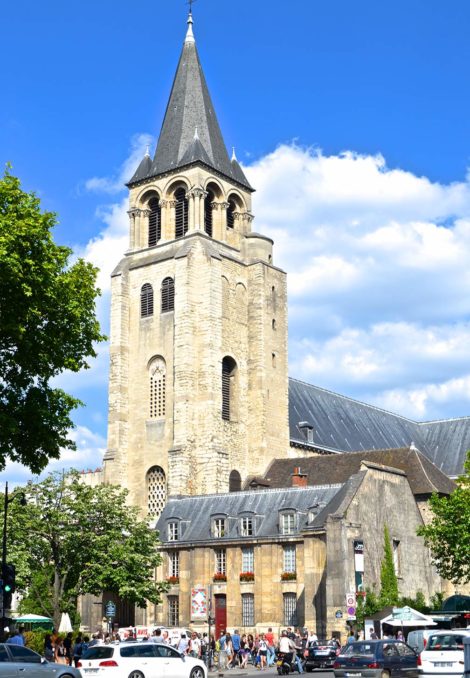 Abbey of Saint Germain des Prés in Paris