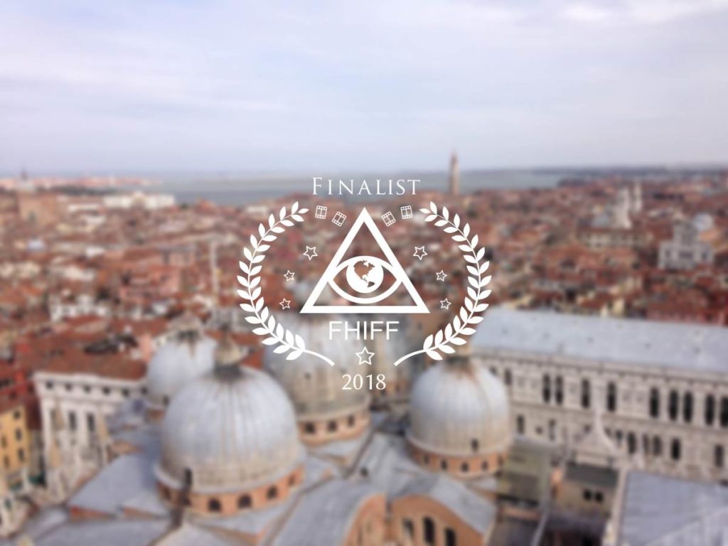 City of Venice from above with Logo of FHIFF 2018