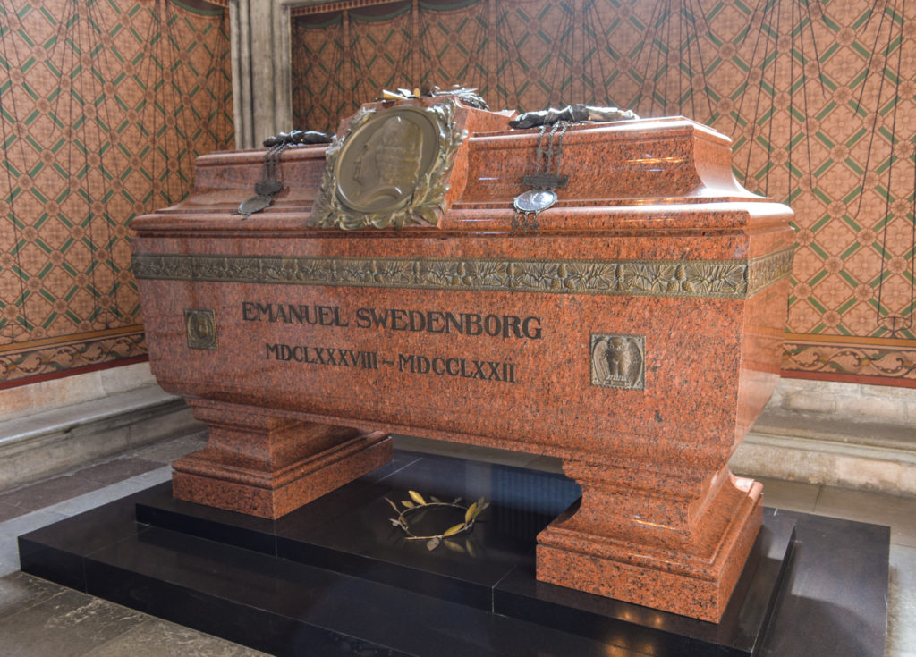 Emanuel Swedenborg's Tomb in the Uppsala Cathedral, Sweden