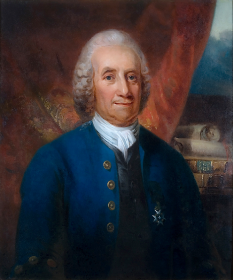 Portrait of Emanuel Swedenborg by Carl Frederik von Breda, made sometime before 1818