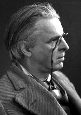 Golden Dawn member and magician William Butler Yeats (image: about 1923, Anonymous) confirmed his respect for Swedenborg on the occasion in his Nobel Prize Banquet speech.